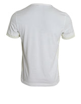 Dolce & Gabbana Elegant White Crew Neck Cotton Tee