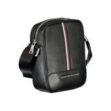 Tommy Hilfiger Elegant Black Shoulder Bag with Contrasting Details