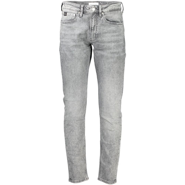 Calvin Klein Sleek Slim Taper Washed Gray Jeans