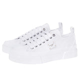 Dolce & Gabbana Elegant Canvas and Calfskin Sneakers