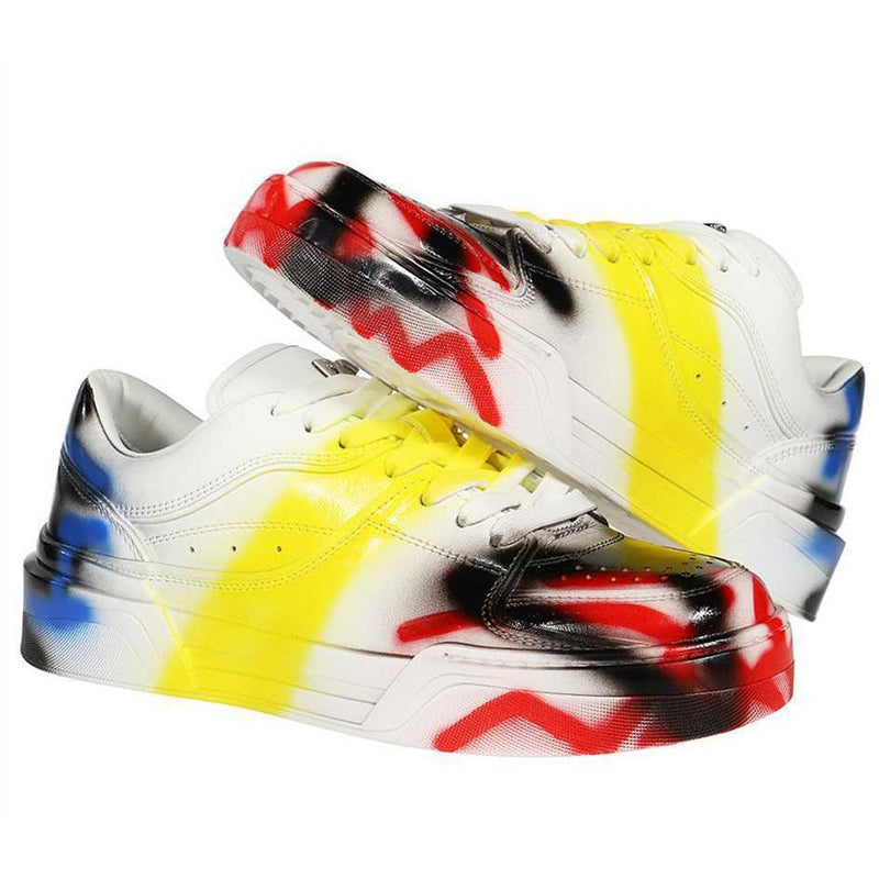 Dolce & Gabbana Stylish Airbrushed Luxe Sneakers