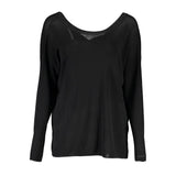 Gant Elegant Black Wool Sweater with Round Neck