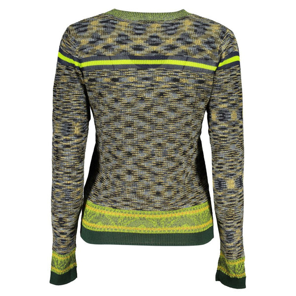 Desigual Vivid Contrast Crew Neck Sweater