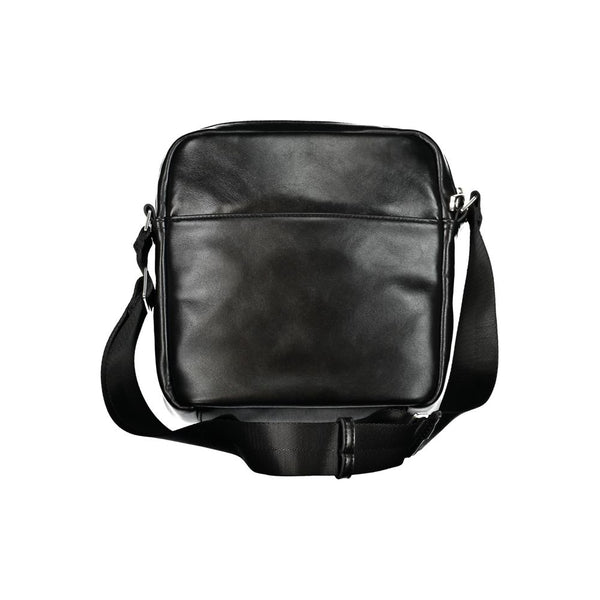 Guess Jeans Sleek Black Shoulder Bag with Ample Storage