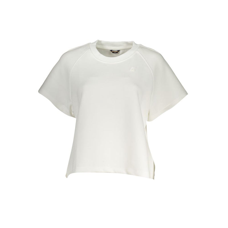 K-WAY Chic White Technical Short Sleeve Tee