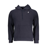 K-WAY Chic Hooded Blue Cotton Sweatshirt