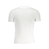 K-WAY Elegant White Contrast Polo Shirt