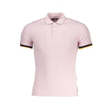 K-WAY Chic Pink Polo with Contrast Detailing