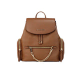 Michael Kors Jet Set Medium Luggage Leather Chain Shoulder Backpack Bag