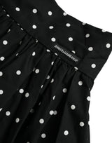 Dolce & Gabbana Polka Dot Knee-Length Couture Skirt