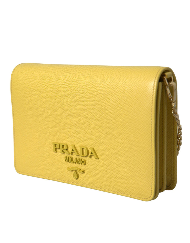 Prada Elegant Saffiano Leather Shoulder Bag