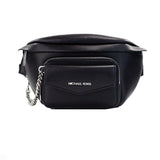 Michael Kors Maisie Large Black 2-n-1 Waistpack Card Case Fanny Pack Bag