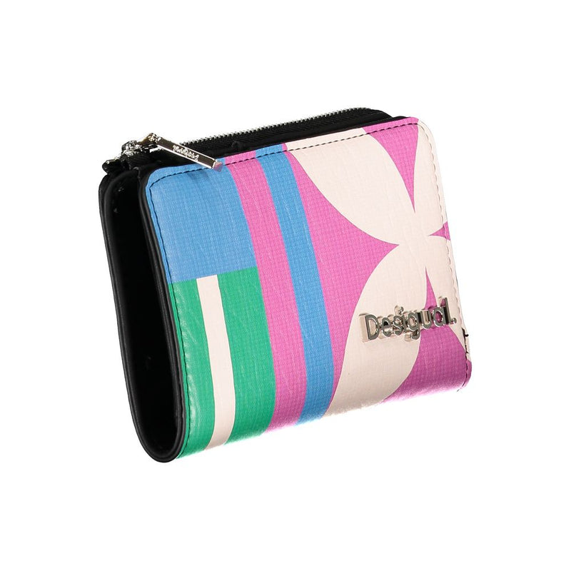 Desigual Pink Polyethylene Wallet