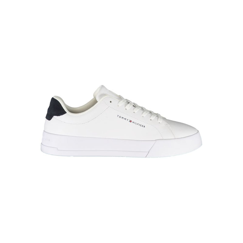 Tommy Hilfiger White Polyester Sneaker