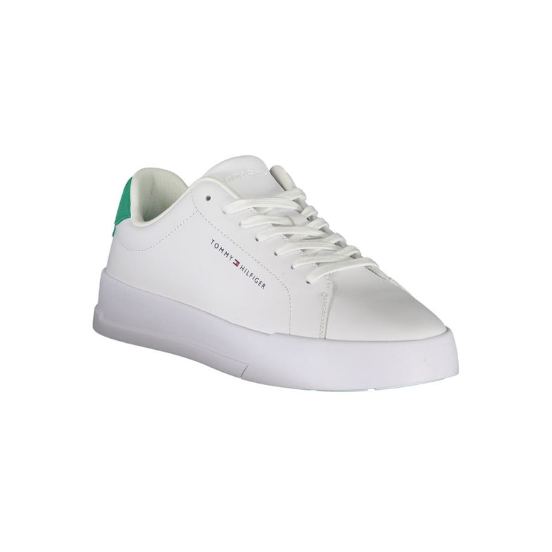 Tommy Hilfiger White Polyester Sneaker