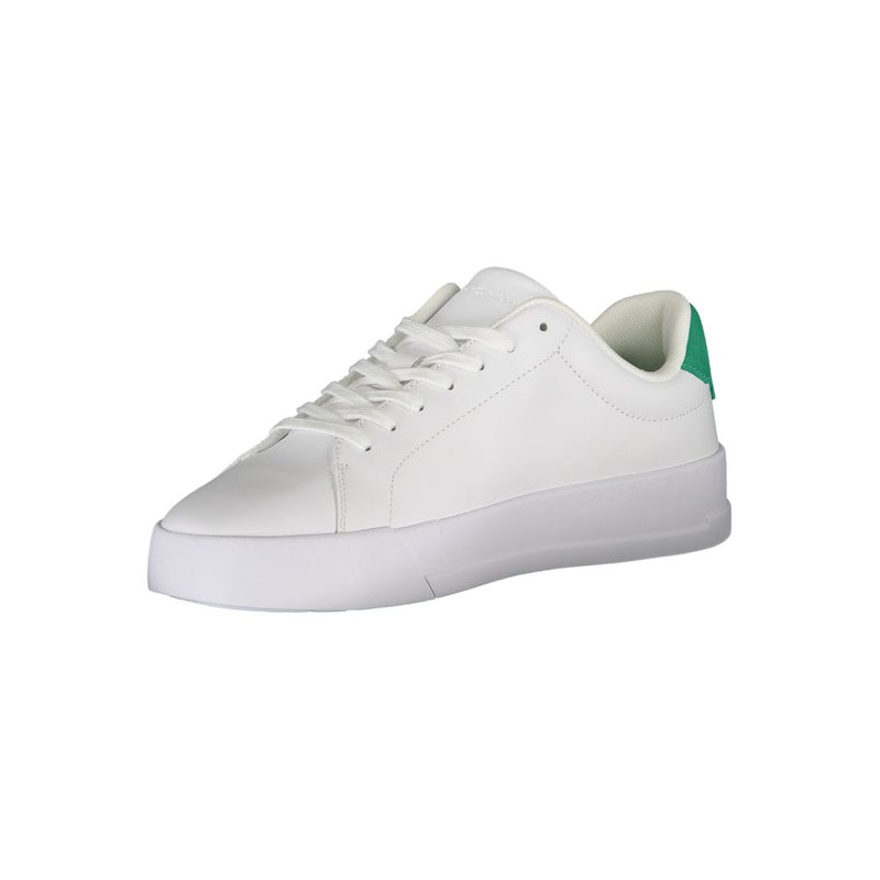 Tommy Hilfiger White Polyester Sneaker