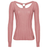 PINKO Pink Viscose Sweater