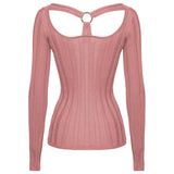 PINKO Pink Viscose Sweater