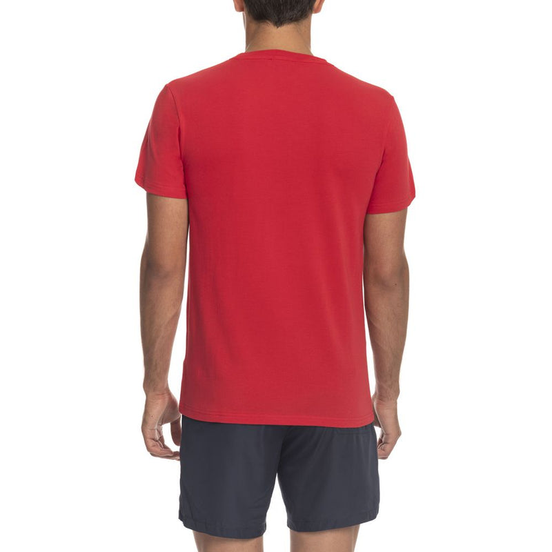 Iceberg Red Cotton Men T-Shirt