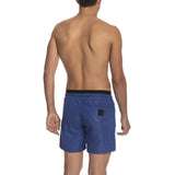 Iceberg Blue Polyester Men Swim Short