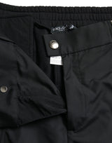 Dolce & Gabbana Black Cotton Blend Skinny Pants