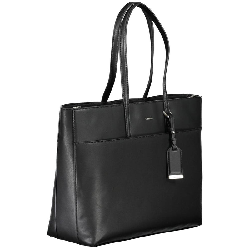 Calvin Klein Black Polyester Handbag