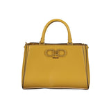 Guess Jeans Yellow Polyethylene Handbag