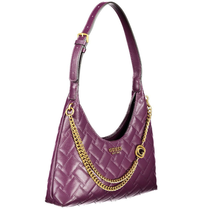 Guess Jeans Purple Polyethylene Handbag