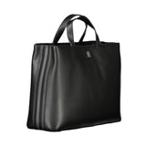 Tommy Hilfiger Black Polyester Handbag