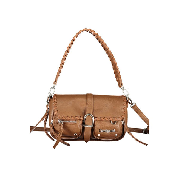 Desigual Brown Polyethylene Handbag