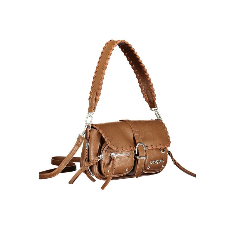 Desigual Brown Polyethylene Handbag