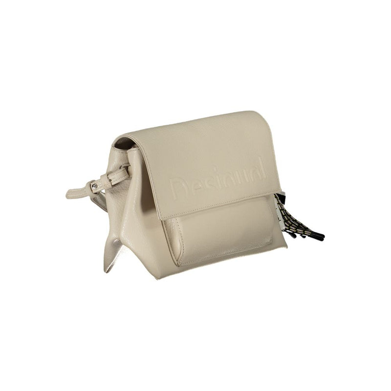 Desigual Beige Polyethylene Handbag