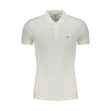 Calvin Klein White Cotton Polo Shirt