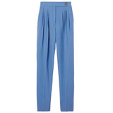 Burberry Light Blue Mohair Jeans & Pant