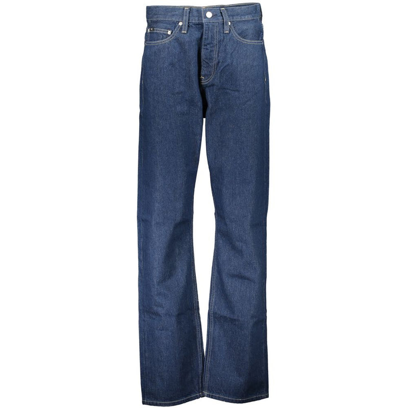 Calvin Klein Blue Cotton Jeans & Pant