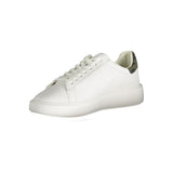 Blauer White Polyester Sneaker