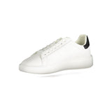 Blauer White Polyester Sneaker