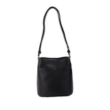 Kate Spade Leila Small Black Pebbled Leather Bucket Shoulder Crossbody Bag