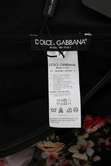 Dolce & Gabbana Elegant Floral Shift Dress in Multicolor Silk Blend