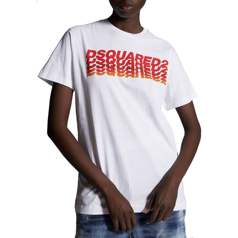 Dsquared² Elevated Casual Cotton Tee with Signature Appeal