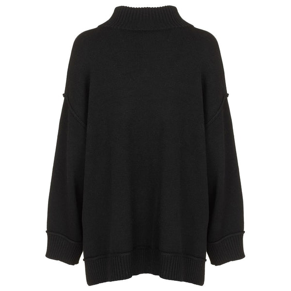 Imperfect Elegant Turtleneck Wool-Blend Sweater