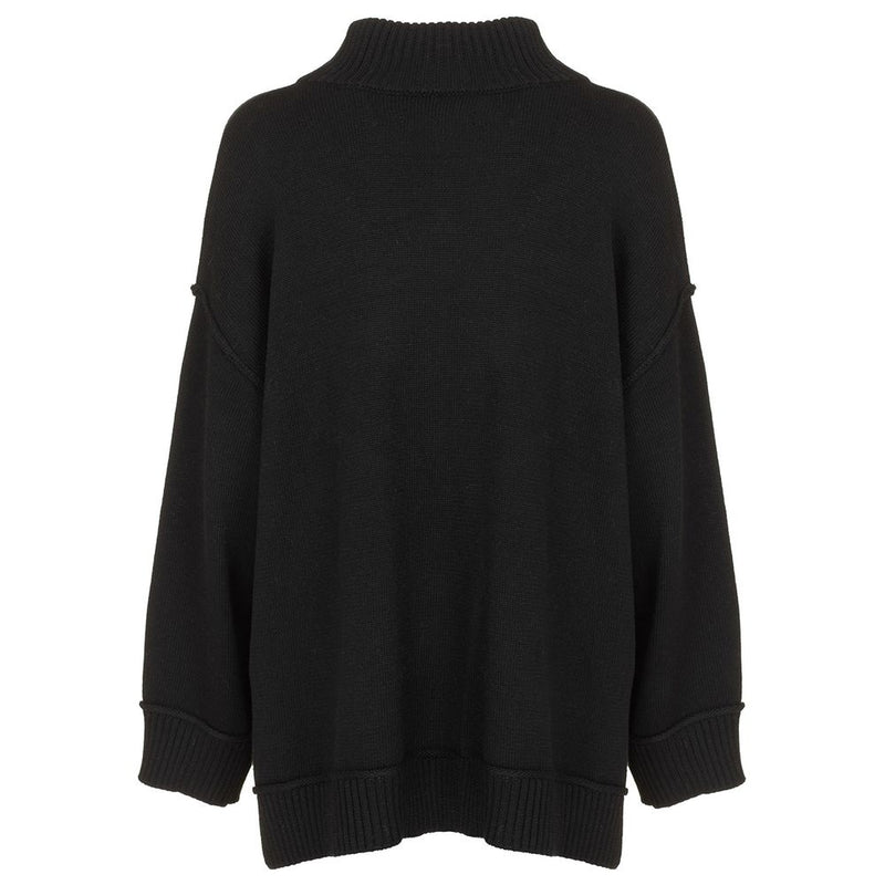 Imperfect Elegant Turtleneck Wool-Blend Sweater