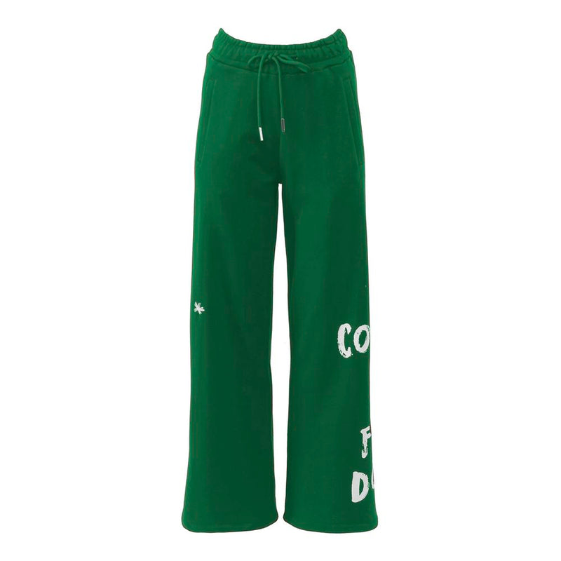 Comme Des Fuckdown Chic Cotton Track Pants with Dual Logo Detailing