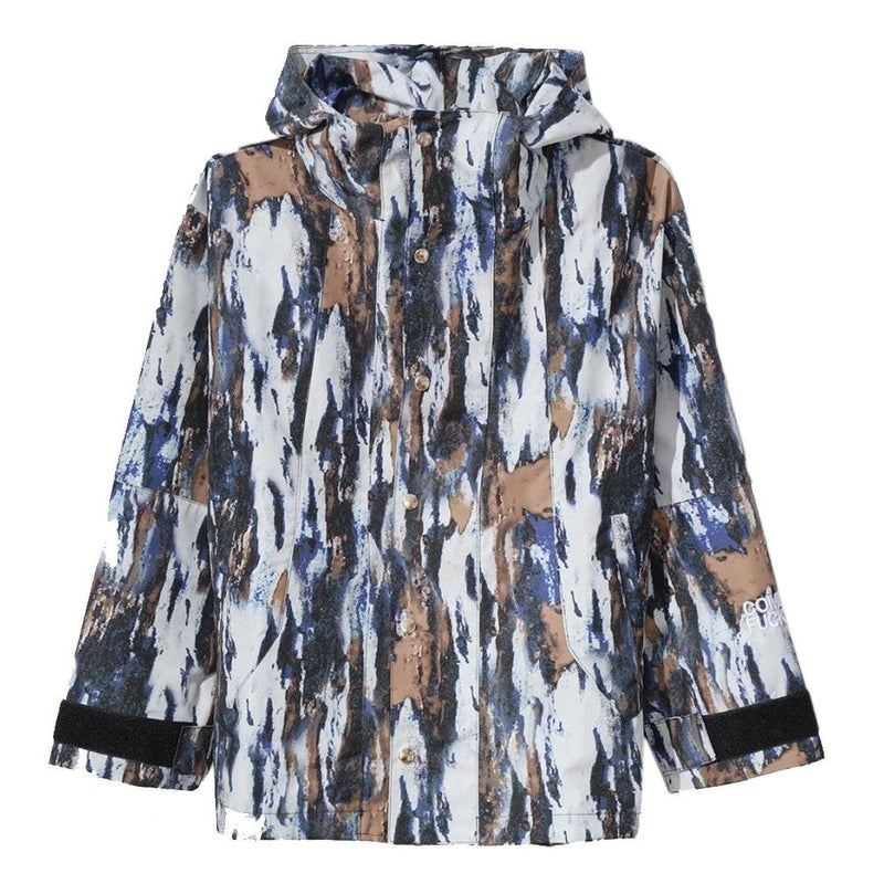 Comme Des Fuckdown Abstract Elegance Hooded Jacket