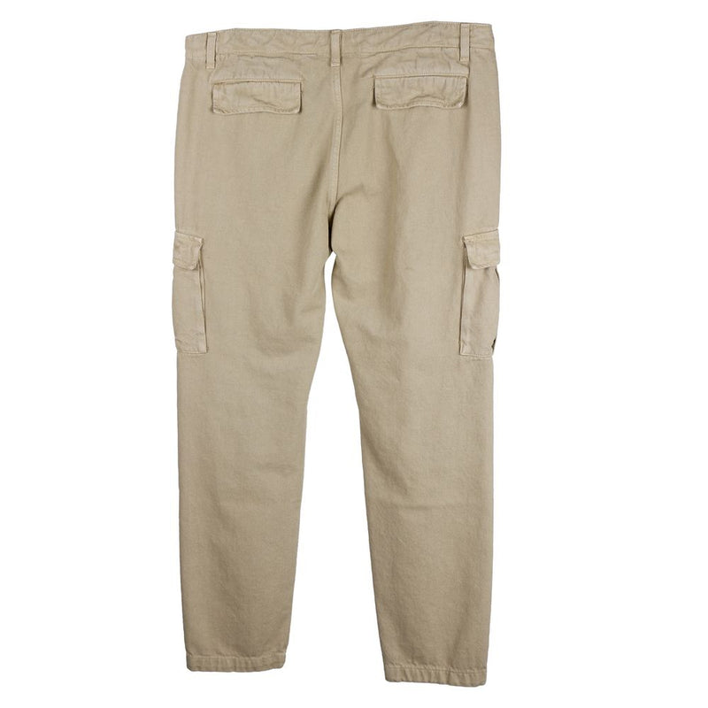 Comme Des Fuckdown Beige Cargo Denim Trousers - Urban Chic