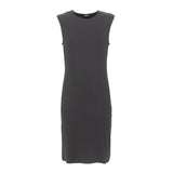 Imperfect Elegant Black Cotton Blend Dress