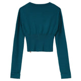 Mar De Margaritas Green Viscose Sweater