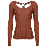 PINKO Brown Viscose Sweater