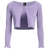 PINKO Purple Viscose Sweater