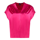 PINKO Elegant Fuchsia Silk Blend Blouse